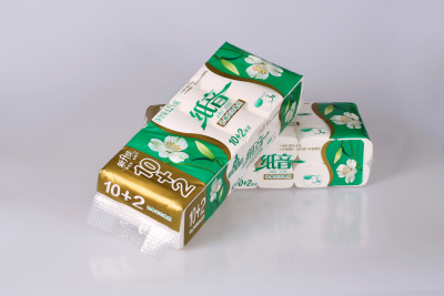 Paper Sound Roll Paper Coreless 24 Rolls Three-Layer Fragrance-Free Heartless Web Roll Paper Sanitary Facial Tissue