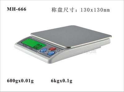 Kitchen Scale ying yang cheng Baking Scale 6000g/0.1g600g/0.01g