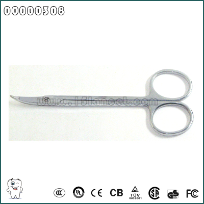 Dental Tools Dental Laboratory Orthodontic Instrument 13cm gum scissors bend 0000308