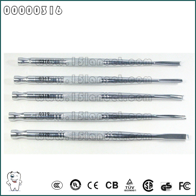 Dental Tools Dental Laboratory Orthodontic Instrument 1# impacted teeth bone chisel Half straight edge 0000316