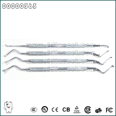 Dental Tools Dental Laboratory Orthodontic Instrument # 1 dental curette Double straight 0000363