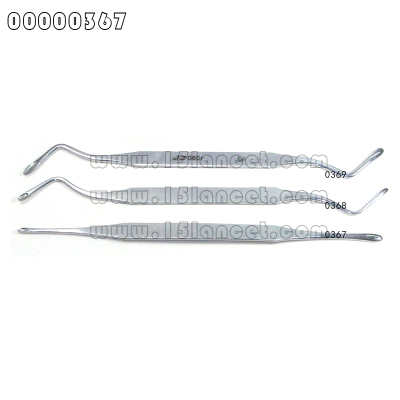 Dental Tools Dental Laboratory Orthodontic Instrument # 1 dental curette flat Double straight shank 0000367