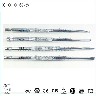 Dental Tools Dental Laboratory Orthodontic Instrument # 1 dental bone chisel Bending blade width 3 0000322