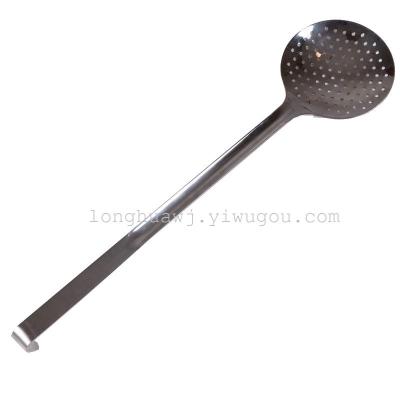 Stainless steel, non - magnetic soup ladle household hot pot soup shell soup leakage thickened long handle soup ladle