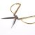 Alloy scissors gold plated household scissors office scissors