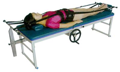 Medical furniture Rehabilitation equipment Traction bed Tractor Manual lumbar traction bed