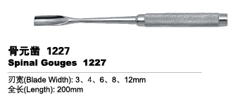 Medical Devices Orthopedic devices Basic Orthopedics Instruments Spinal Gouges