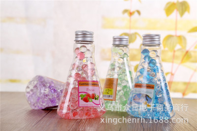 Air Freshing Agent Triangle Bottle Aromatic Beads Car Aromatic Absorbent Resin Household Solid Freshener