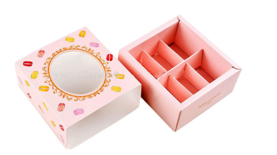 2016 new design easy take away paper cake box