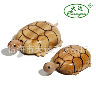 Wooden Turtle Turtle Genuine Tianyun Brand Wooden Travel Crafts Decoration Model Children's Toys