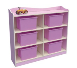 Multi layer storage cabinet for kindergarten toy cabinet