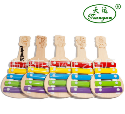 Knock Music Instrument Toy Tune Piano Music Instrument Genuine Tianyun Wooden Travel Crafts Pendulum Model Children's Toys