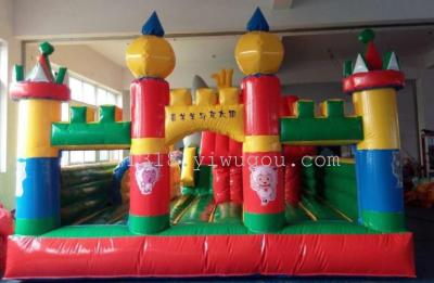 Manufacturers selling inflatable castle naughty Fort slide jump bed trampoline jump pad inflatable inflatable toys