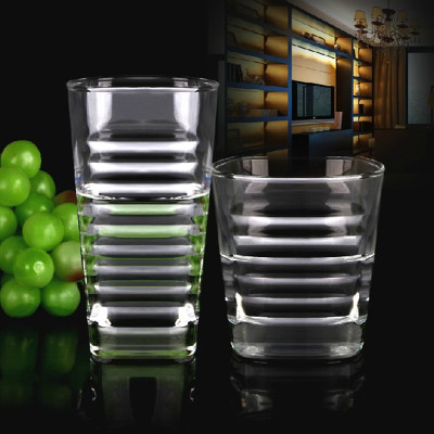 Lamia horizontal transparent glass cup 4848/4847