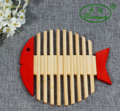 Tianyun Placemat Fish-Shaped Apple-Shaped Insulated Tableware Household Essential Daily Necessities