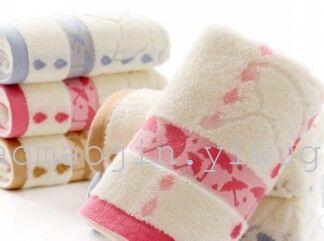 Spot cotton untwisted bamboo fiber towel jacquard umbrella beauty towel super labor