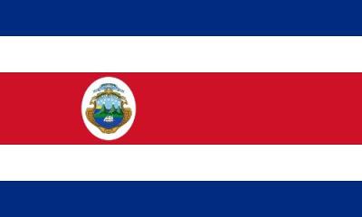 Flag of the World, Costa Rica Flag String Flags Hand Signal Flag Car Flag Scarf