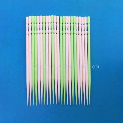 Plastic toothpick tip single color can be customized in bulk