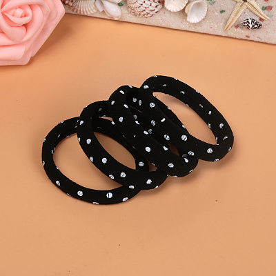 Korean Tousheng hair accessories not to hurt the hair color rope rim ring