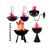 Haunted House Halloween Flame Lamp Desktop Flame Lamp Led Simulation Electronic Brazier