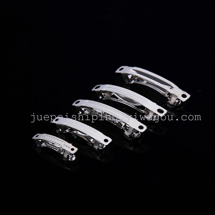  DIY饰品配件 钢夹 厚夹 底夹 自动夹 4.0CM钢夹