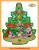 3D christmas tree sticker  BJ39