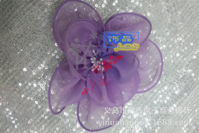 Korean children's sweet heart of the Department of hand with Flower Flower Fashion Hair Flower Hair Accessories