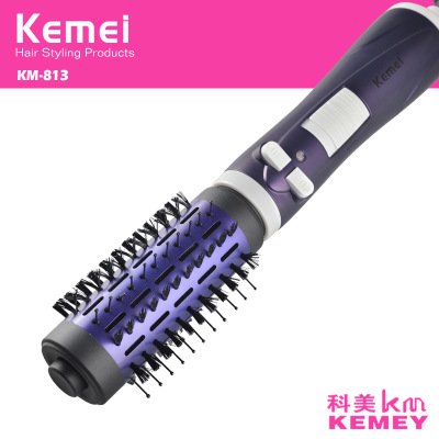 KM-813 rotating curling rod automatic curler pear head hair dryer negative ion