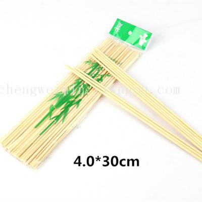 Disposable barbecue sticks charcoal accessories bamboo needle barbecue stick 4*30cm