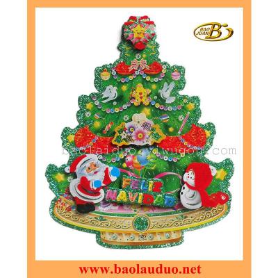3D christmas tree sticker  BJ39