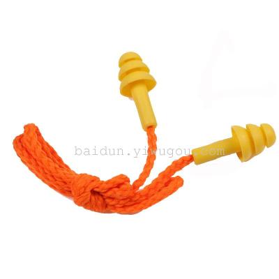 With wire earplug sound shield reduction noise protection equipment