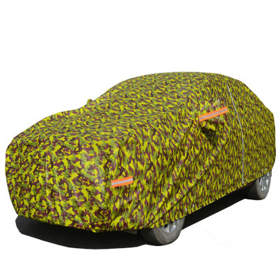 Cotton Velvet Thickened Camouflage Car Cover Waterproof and Sun Protection Car Large Car Cover
