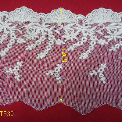 Water soluble lace embroidery cloth cotton apparel accessories barcode