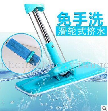Disposable water squeezing mop mop new tablet multifunctional free hand wash mop mop hot lakes