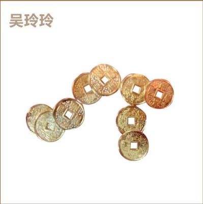 Hot metal crafts 1.0CM gold plated Shuanglongxizhu copper alloy