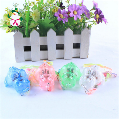 Manufacturer direct 2014 new pendant transparent alligator head lighting pendant children's flash toys