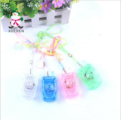 Mobile phone manufacturers selling transparent flash pendant creative light colorful night market stall selling toys