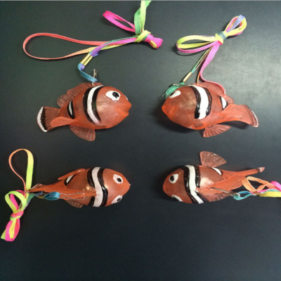 Factory outlet for long-term supply of painted lovely fish flash pendant flash toy