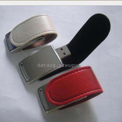 Environmental protection leather leather U disk personality creative business gifts U disk U disk 16GB customization