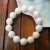 [] white porcelain soul organic gemstone jewelry male lovers hand beads Chen Qu String Bracelet
