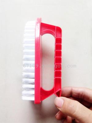 Manufacturers direct laundry brush tip plastic handle washing brush cleaning brush 2 yuan small commodity sources