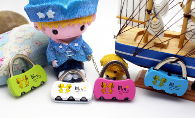 Cute Mini Craft Combination Lock  Suitcase Lock 