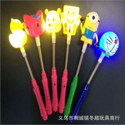 Factory direct wholesale supply of a variety of style star concert cheer flash cartoon spring bar