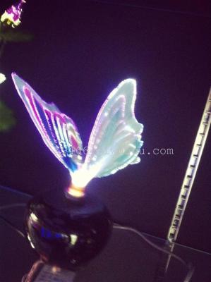 Factory direct optical fiber lamp fiber cartoon bouquet butterfly lamp Nightlight Home Furnishing display lamp