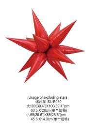 Balloon Wholesale explosion star Toy KTV bar Birthday party decoration ball