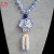 Ms porcelain soul original natural tridacna sweater chain diy beads blue and white porcelain long necklace