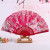 Colorful stem Silk Chinese Wind Lady folding Fan Dance fan gift fan export foreign trade fan manufacturers direct selling