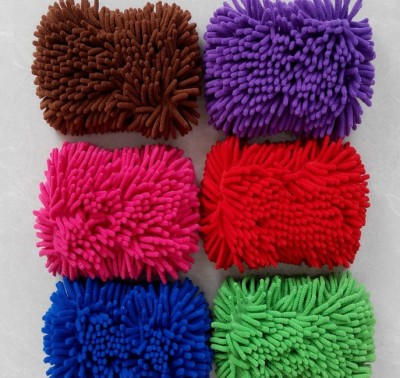 Large plush Shenil encryption high density sponge cleaning coral cleaning block
