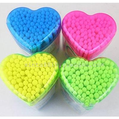 Cotton health cotton double cotton swab stick heart box boxed cotton wholesale