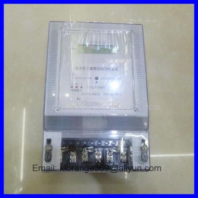 DTS1531 three phase electronic watt hour meter LCD